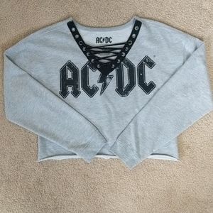 Band Cropped Crewneck